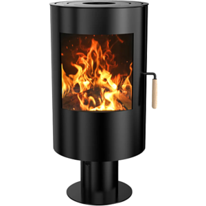 Poêle à Bois avec Pied 9kW Sannover