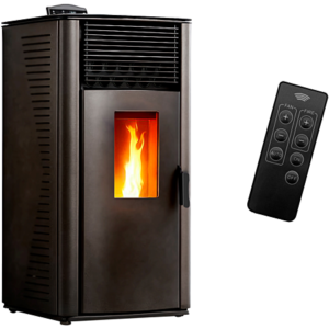 Poêle à granulés de bois 8kw blanc – AMIKABLANC – Nordica Extraflame