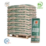 Pellet van roje – palette de 70 sacs de 15kg