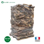 Bois de chauffage – 30 cm – ballot sur palette – 2 m3