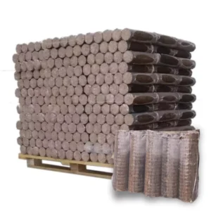 Bois Densifié Confort – 96 paquets de 5 bûches – Palette environ 925kgs